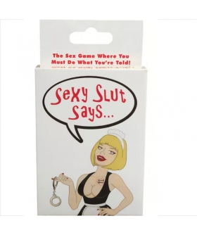 SEXY SLUT SAYS Gioco di carte erotico per coppie che stimola la creatività