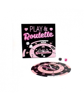 PLAY Y ROULETTE Juego de mesa erótico con ruleta y dados, para parejas