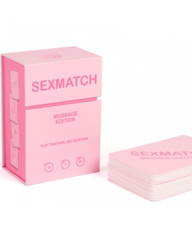 SEXMATCH MASSAGE EDITION Jogo de cartas sensual para casais