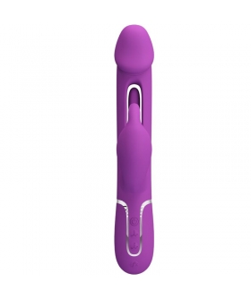 KAMPAS Vibrador recargable con lengua oscilante y función clímax