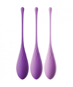 KEGEL TRAIN Kit de bolas Kegel de silicona con pesos progresivos