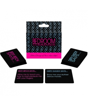 BEDROOM COMMANDS Juego de cartas para parejas con acciones y consejos únicos