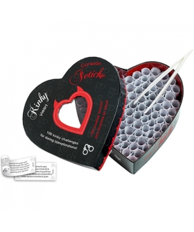 KINKY HEART Descobre 100 desafios fetichistas para explorar ao máximo e sem tabus!