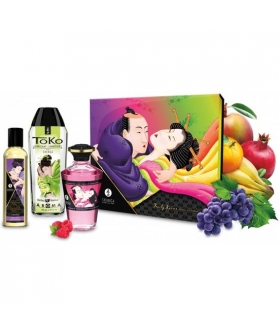 KIT SHUNGA FRUITY KISSES COLLE Kit afrodisíaco para aumentar la pasión y las ganas