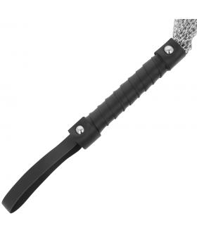 METAL AURA Chicote de bondage em metal, elegante e seguro, para todos
