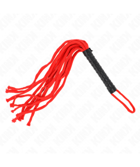 LÁTIGO DE CUERDA ROJO 56 CM Boutique spécialisée dans les produits bdsm de haute qualité