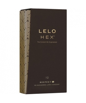 LELO HEX Condón XL innovador de látex, hexagonal, cómodo y seguro