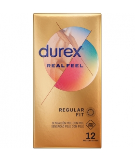 DUREX REAL FEEL SENSIBILIDAD N Preservativos sin látex para sensación natural piel a piel