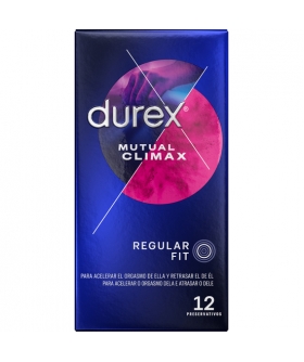 DUREX MUTUAL CLIMAX Preservativo con estrías y efecto retardante