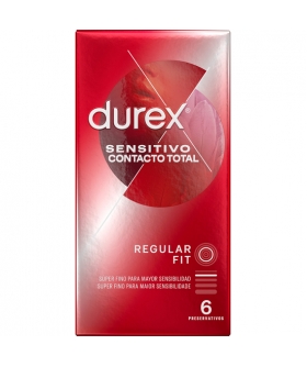 DUREX SENSITIVO 6 UDS Preservativos ultrafinos para uma sensação total