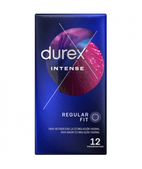 DUREX INTENSE Préservatifs avec des points et des nervures pour plus de plaisir