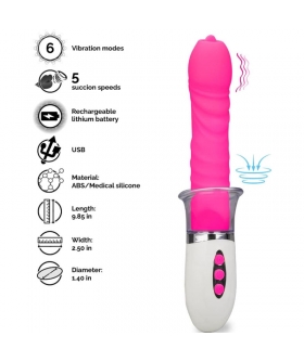 LIBERTY VIBRADOR & Vibrador avançado, sucção, impulso, prazer intenso e personalizado.