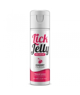 LICK JELLY CEREZA Gel comestible y aromático a base de agua, sabor cereza