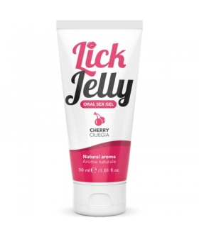 LICK JELLY CEREZA Gel aromático comestible com sabor a cereza