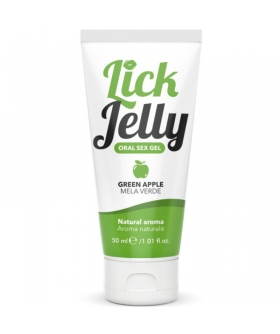 LICK JELLY Gel comestible con sabor a fresa y manzana gel comestible avec saveur de fraise et de po