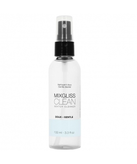 MIXGLISS CLEAN Spray hygiénique désinfectant pour jouets sexuels.