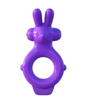 LITH Anel vibrador para estimular o clitóris roxo