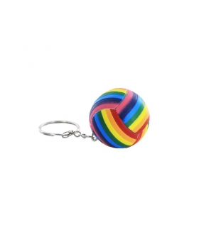 LLAVERO BALÓN CON BANDERA LGBT Portachiavi decorativo con design lgbt, un accessorio pratico e alla moda.