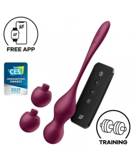 LOVE BIRDS Bolas de Kegel ergonómicas com vibração, pesos e app
