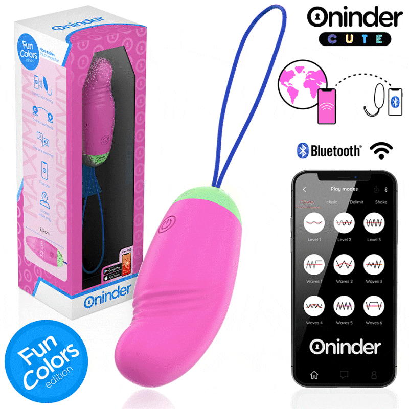 VIBRO-ROTADOR 360 Huevo vibrador con app con punta giratoria