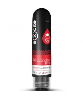EXCITE FRESA Gel lubrificante à base de água com sabor a morango, sem parabenos