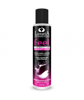 LUXURIA ANAL Lubrificante anale unisex a base d'acqua, ideale per prevenire irritazioni.