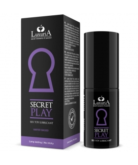 LUXURIA SECRET PLAY Lubricante a base de agua, duradero, seguro para juguetes