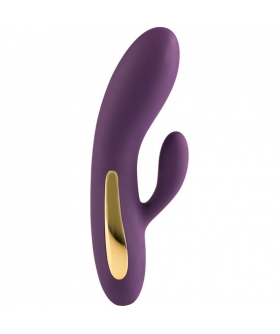 SPLENDOR Vibratore rabbit, doppia stimolazione, 7 modalità, LED colorato