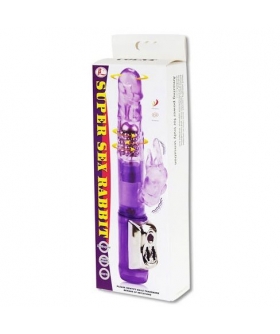SUPER SEX RABBIT Vibratore con doppia rotazione, stimolazione del punto G e clitoridea