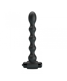 LYNN Vibrador anal: 10 vibraciones, silicona segura, impermeable