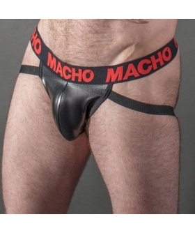 MACHO  BOOST Lingerie sexy jockstrap rouge, jaune, blanc. sensuel.