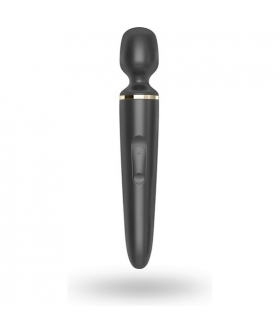 WAND-ER WOMAN Découvrez le masseur Wand-er Woman en noir et doré, l'accessoire parfait pour éveiller vos