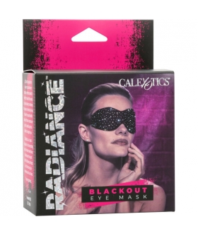 BLACKOUT Máscara elegante con diamantes que ofrece oscuridad total