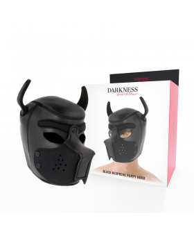 MÁSCARA BLINDING Maschera fetish in neoprene per giochi intimi.