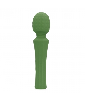 MASSAJADOR OLIVA Masajeador vibrador potente, cabeza flexible, silicona médica