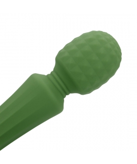 MASSAJADOR OLIVA Masajeador vibrador potente, cabeza flexible, silicona médica