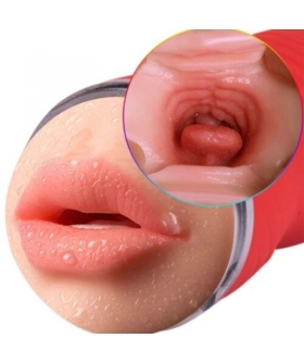 VAGINA & B Masturbateur ergonomique dual d'armony : bouche et vagin.