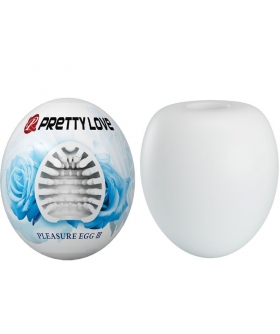 PLEASURE EGG III Masturbateur masculin flexible avec rainures pour un maximum de plaisir