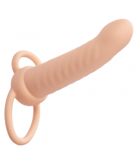 MAXX DOBLE Dildo com anel para dupla penetração e vibração