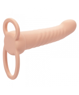 MAXX DOBLE Dildo avec anneau pour double pénétration et vibrations