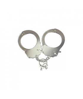 METAL HANDCUFFS Esposas metálicas para juegos BDSM con llaves y liberación