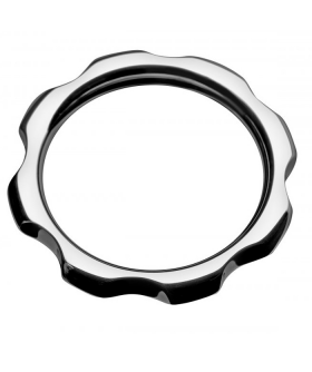 ANILLO TORQUE METAL Anillo de acero ajustable para placer, retarda eyaculación