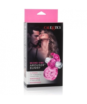 MICRO VIBE AROUSER BUNNY Juguete sexual versátil: vibrador y anillo potenciador