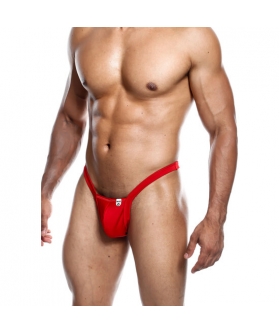 MOB Y BUNS RED Thong con diseño atractivo, tejido suave y correas en V