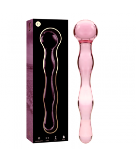 DILDO CRISTAL BOROSILICATO 13 Plug anal de cristal de alta calidad, lujoso y seguro