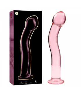 DILDO CRISTAL BOROSILICATO 18 Plug anale in vetro di alta qualità