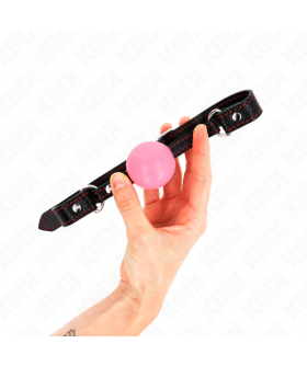 MORDAZA DE BOLA 4 CM DE ORO RO Scopri la nostra collezione di Ball Gag KINK: varietà, comfort, sicurezza e controllo gara