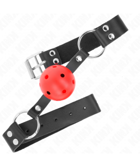 MORDAZA DE BOLA 4 CM TRANSPIRA Claro, aquí tienes la traducción adaptada:
Mordaças BDSM para controlo, segurança e confo