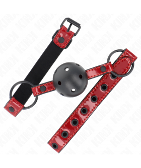 MORDAZA DE BOLA 4.5 CM DE POLI Scopri le ballgag BDSM di KINK: un mix perfetto di stile, sicurezza e funzionalità.