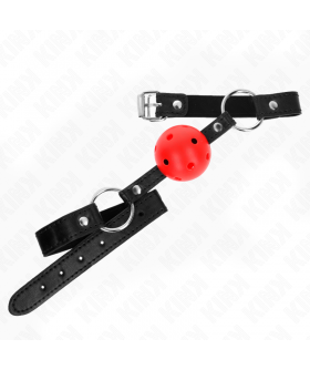 MORDAZA DE BOLA 4.5 CM ROJA DU Découvrez nos bâillons BDSM de haute qualité : sûrs, confortables et conçus pour sublimer